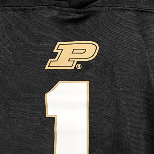Little King Ncaa Infant-Touchdown Pass-Team Football Jersey-Purdue-Black #1-18 Months #TOP6