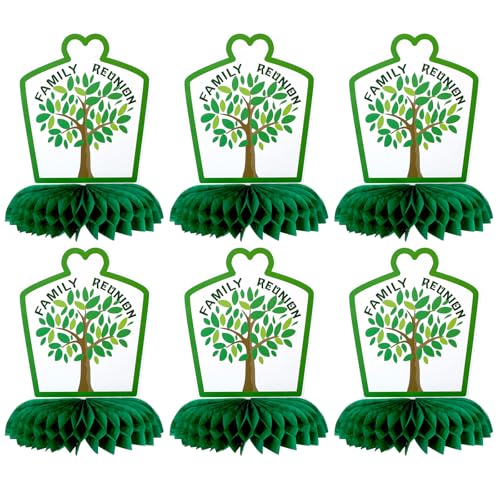 Image of 16 Pcs Family Reunion Honeycomb Centerpiece Family Gathering Party Honeycomb Centerpiece Table Decoration for Gathering Party Supplies