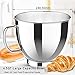 Kitchen Stand Mixer, 6.5 Quart, 6 Speed Tilt-Head Kitchen Mixer, Electric Food Mixer with Dough Hook, Wire Whip, Beater, Gold