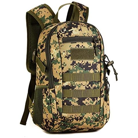 Selighting Small Tactical Backpack 12/20L Military Rucksack Waterproof Kids School Bag for Trekking Travelling Hiking Camping School Cover
