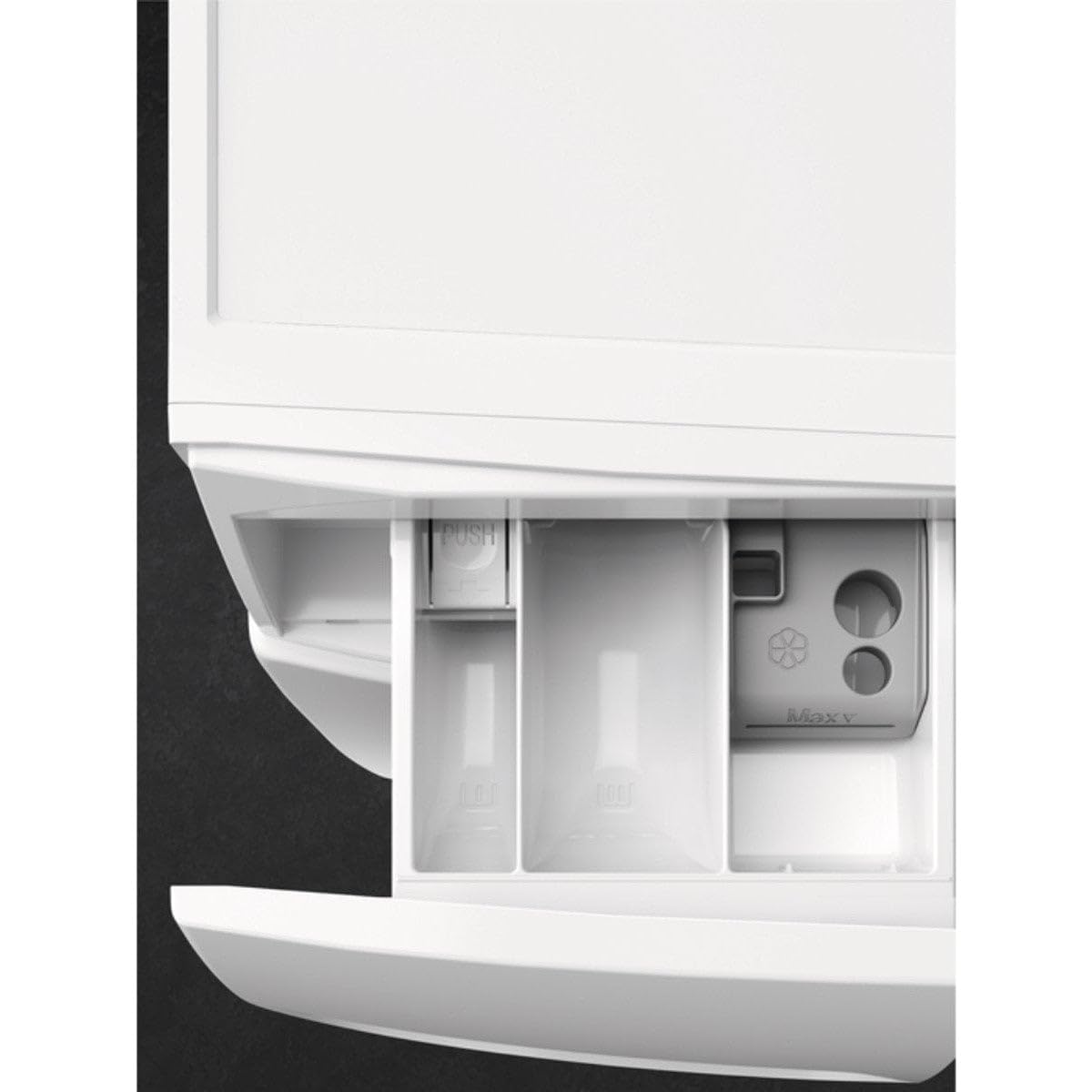 AEG L6FBF51488 8 kg Frontlader Waschmaschine, 60 cm breit, 1400U/Min, Aqua-Stop, Mengenautomatik, Nachlegefunktion, Kindersicherung, Unterschiebbar, weiß