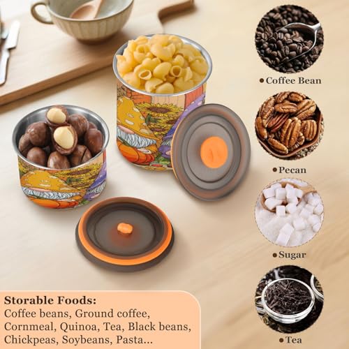 Recipiente hermético acero inox 17oz café miniatura 5