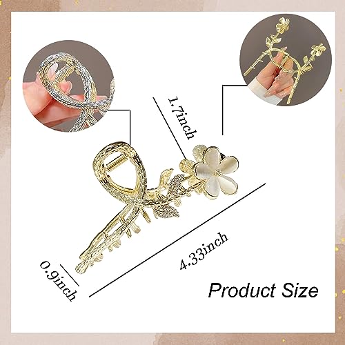 Elegant Cat Eye Hair Accessories - Strong Hold Jaw Clip