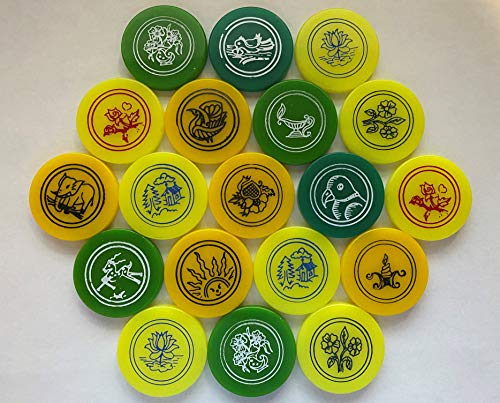 Family Cart Designer Pictured Carrom Striker ( Pack of 2 Striker) Random Color / Design 100% New