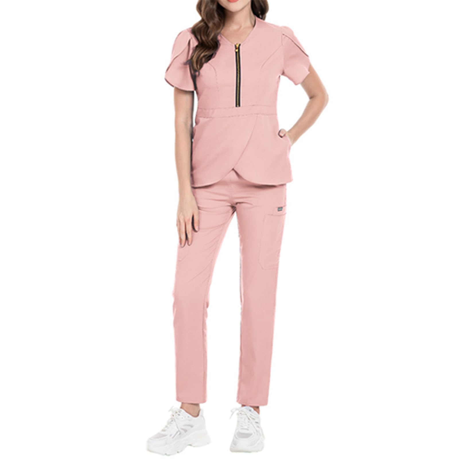 Conjunto de uniformes de enfermería para mujer, ropa de trabajo, uniformes de enfermería, cuidado de enfermeras, para SPA, cuidado de la salud