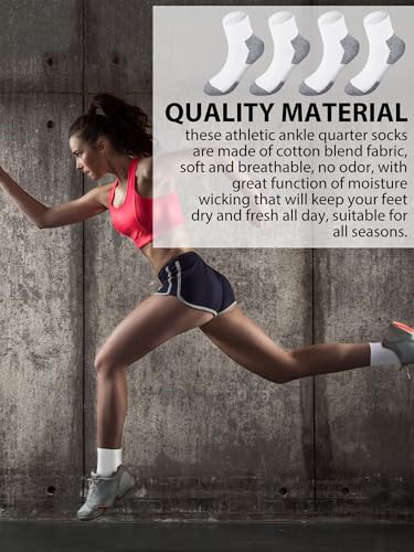 Image of Tarpop 100 Pairs Bulk Mens Socks Moisture Wicking Casual Sports Ankle Socks for Homeless Unisex Adult Men Women