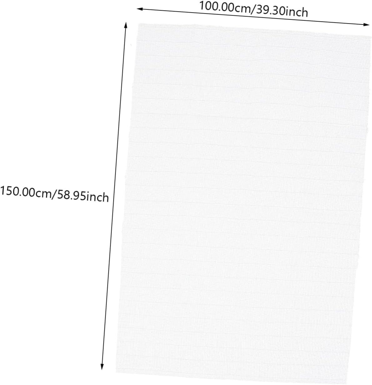 KAILIKETIY 1pc Blank Rug Making Mesh Canvas DIY Crochet Floor Mat Material for Latch Hook Crafts for Carpets Rugs and Home Decor Projects Easy to Use Hooking Mesh