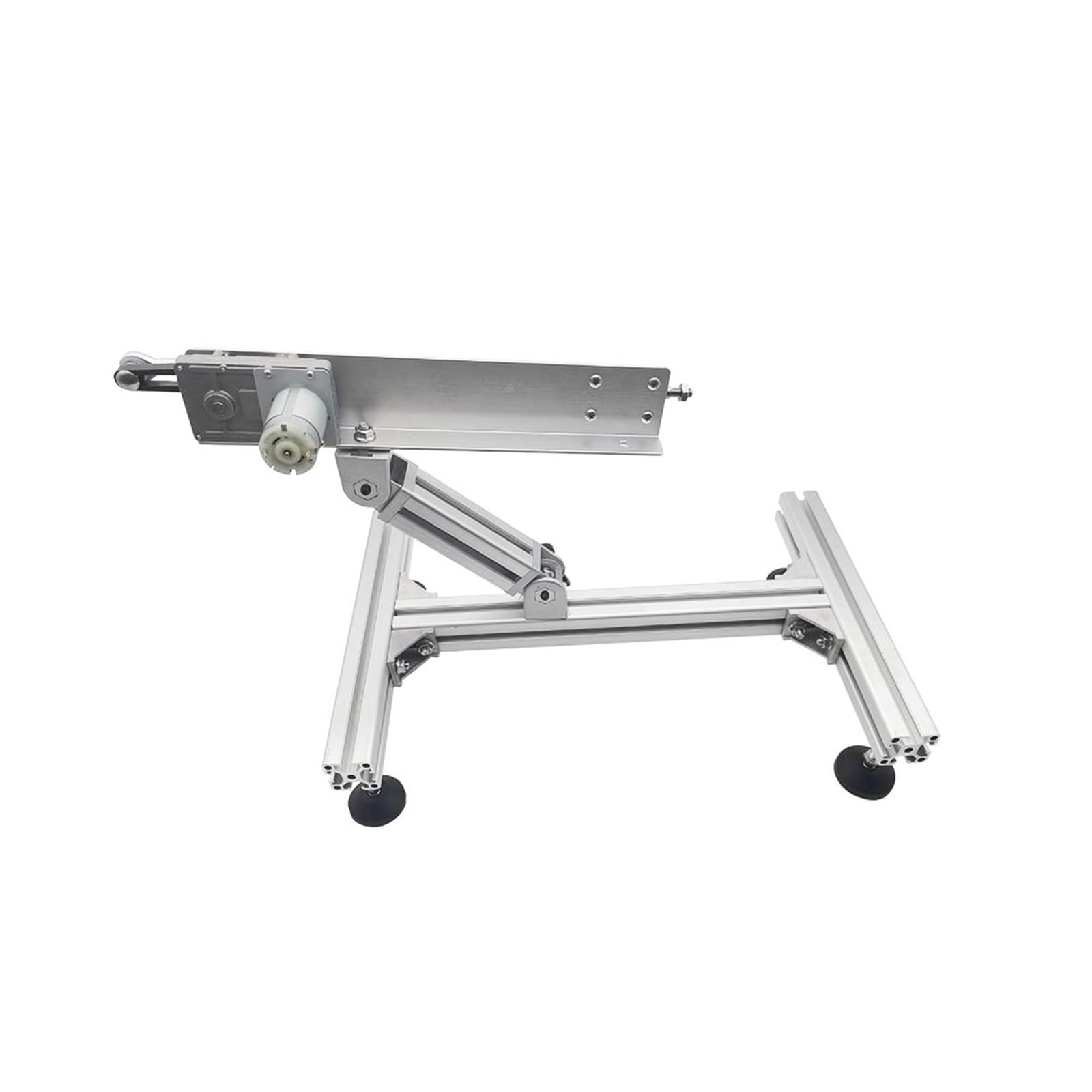 DIY Design Siłownik liniowy o cyklu posuwisto-zwrotnym z metalowymi podstawkami i zasilaczem 2 szt. Złącze końcowe Do użytku domowego(12V80mm95rpm)