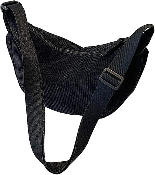 Bolso tote de ante con corduroy para hombro - Ligero, suave y perfecto para viajes y uso diario miniatura 6