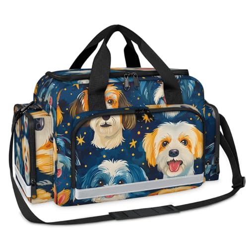 GzLeyigou First Aid Bags Empty, Energetic Dog Emergency Bag First Aid Kit Multiple Compartment Kit Carrier On Call Trauma Bag For Paramedics Emergency Medical Supplies Kit