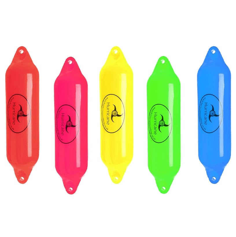 Hurricane Fenders Floating Waterproof Marine Fender Keyring 65g Holds 5 Keys (Yellow)