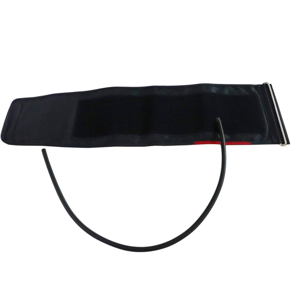 CareforYou Puño manual extra largo para adultos para presión arterial, circunferencia de brazo de 22-42 cm, puño de tubo único con manómetro y bombilla de inflado