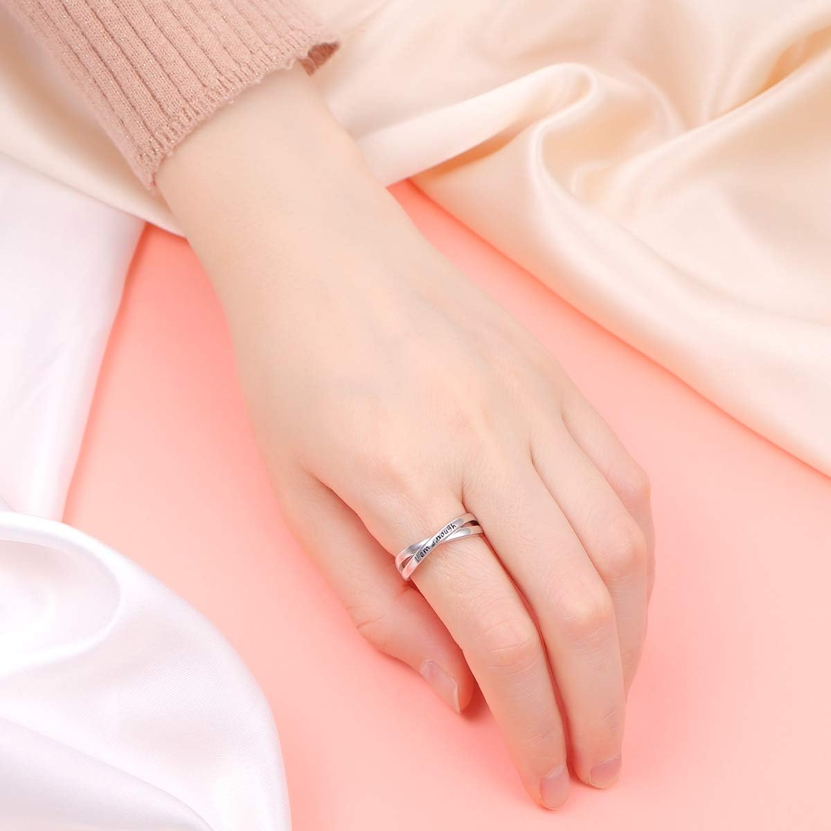 Sterling Silver I Am Enough Ring
