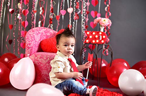 Image of Party Propz Red and White Balloons Set of 50 - 10 Inch Valentine Balloons for Decoration, Anniversary Decoration & Celebration Decor |Red and White Decoration (Latex)