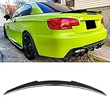 Rear Spoiler Wing Fits for 2007-2013 BMW E92 335i 335xi 335is 335i xDrive 328i 328xi & E92 M3 2 Door Coupe Highkick Trunk Spoiler Wing Carbon Fiber Stlye