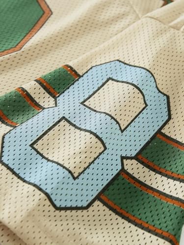 ZDT Mens Jersey Oversized Graphic Tees Print Casual V Neck Tshirts Streetwear Summer Top4