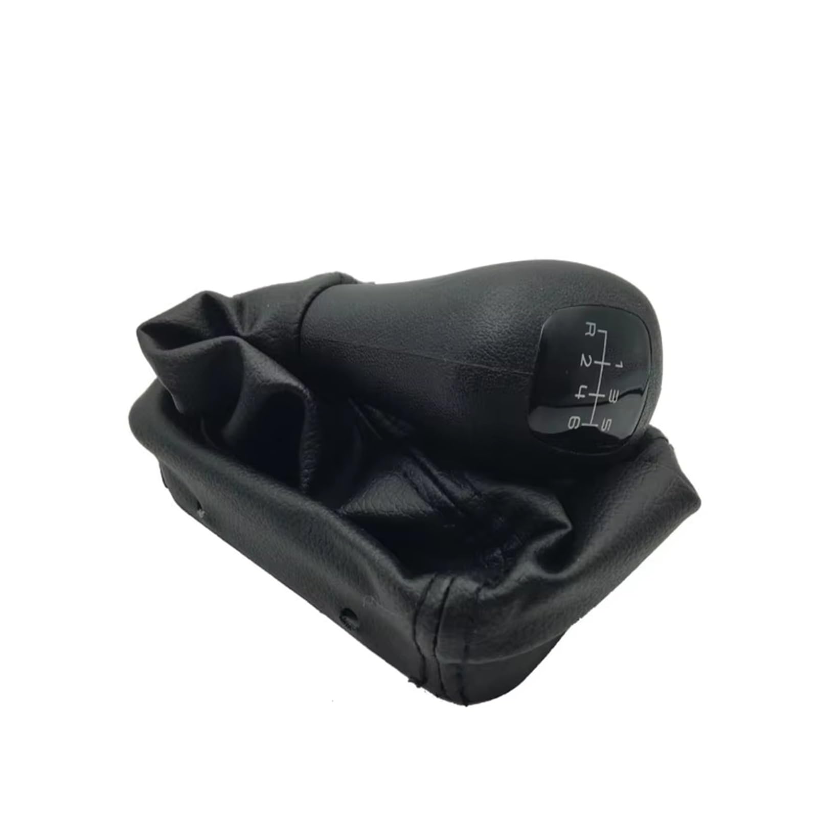 GHQFROP Transmission Gear Shift Knob for Benz W202 C Class S202 W208 C208 CLK W210 E Classic for Esprit for Sport 5/6 Gear Car Shift Knobs with Gaitor Car Gear Stick Knob(6speed)