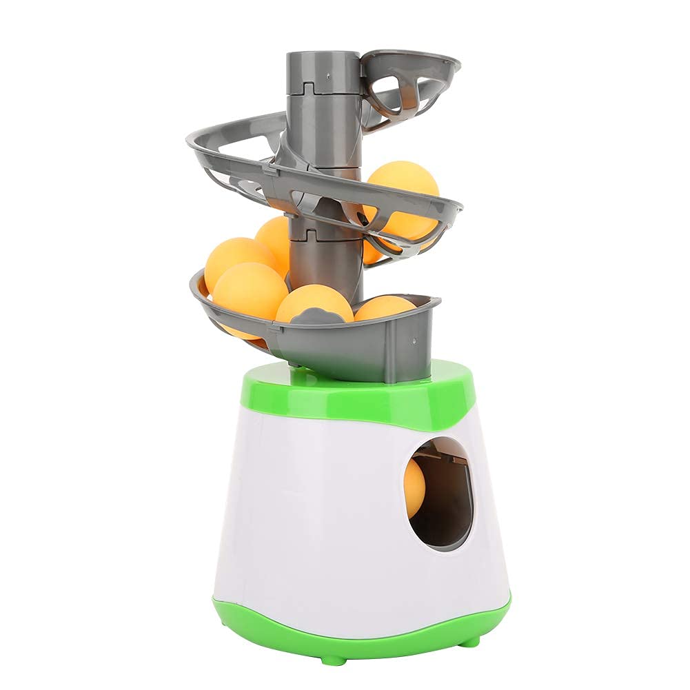 Máquina de Tiro de Pong, Robot de Tenis de Mesa, Entrenador Portátil ABS con Lanzador Automático