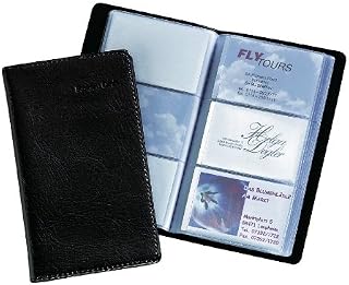 Sigel VZ171 - Carpeta para 120 Tarjetas de Visita, Color Negro