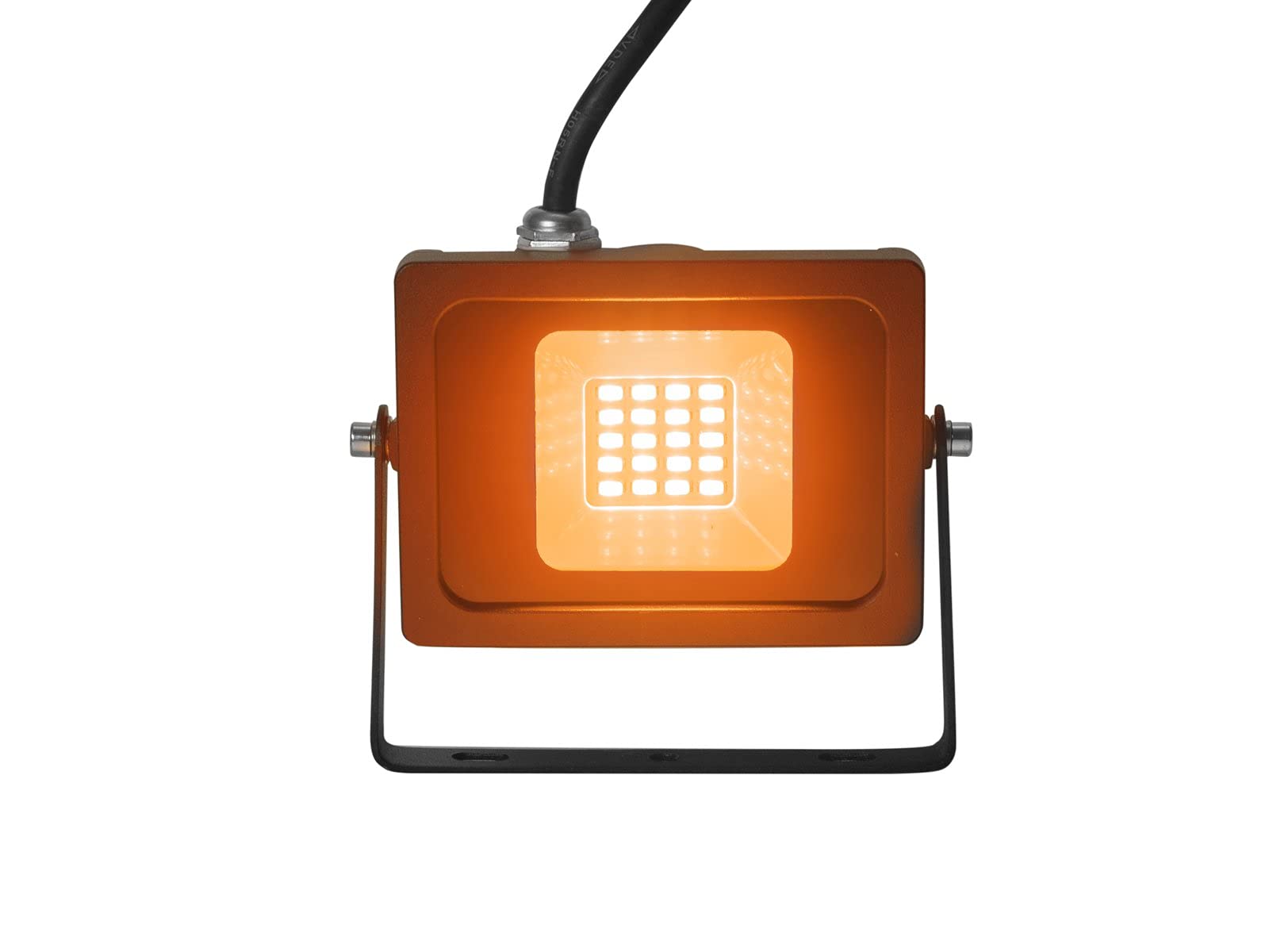 EUROLITE LED IP FL-10 SMD orange | Flacher Outdoor-Scheinwerfer (IP65) mit farbigen LEDs