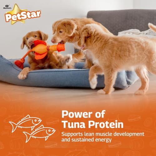 Image of Petstar Puppy Dry Dog Food 1 kg, Tuna & Rice Formula, High Protein, Easy Digestion, Immunity Support, No Artificial Flavours or Added Sugar