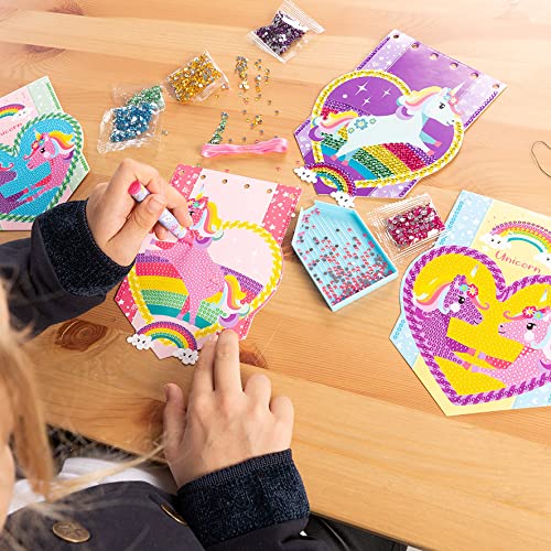 Totum 71056 Creative Unicorn Diamond Painting Garland Kit - Create Your Garland With Rhinestones, Multi-Coloured #TOP4