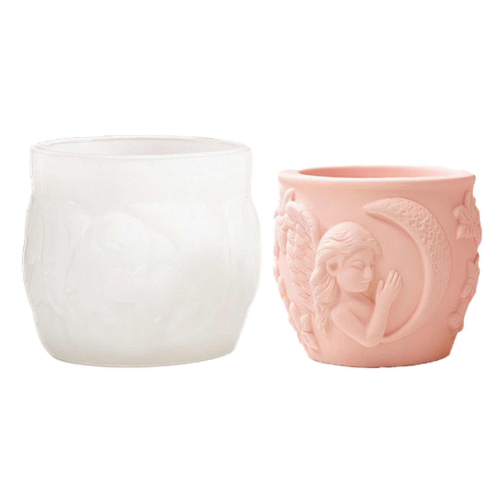 Xinsheinelry Sturdy Silicone Craft with Intricate Angelic Relief Designs Suitable for Experts Decorative