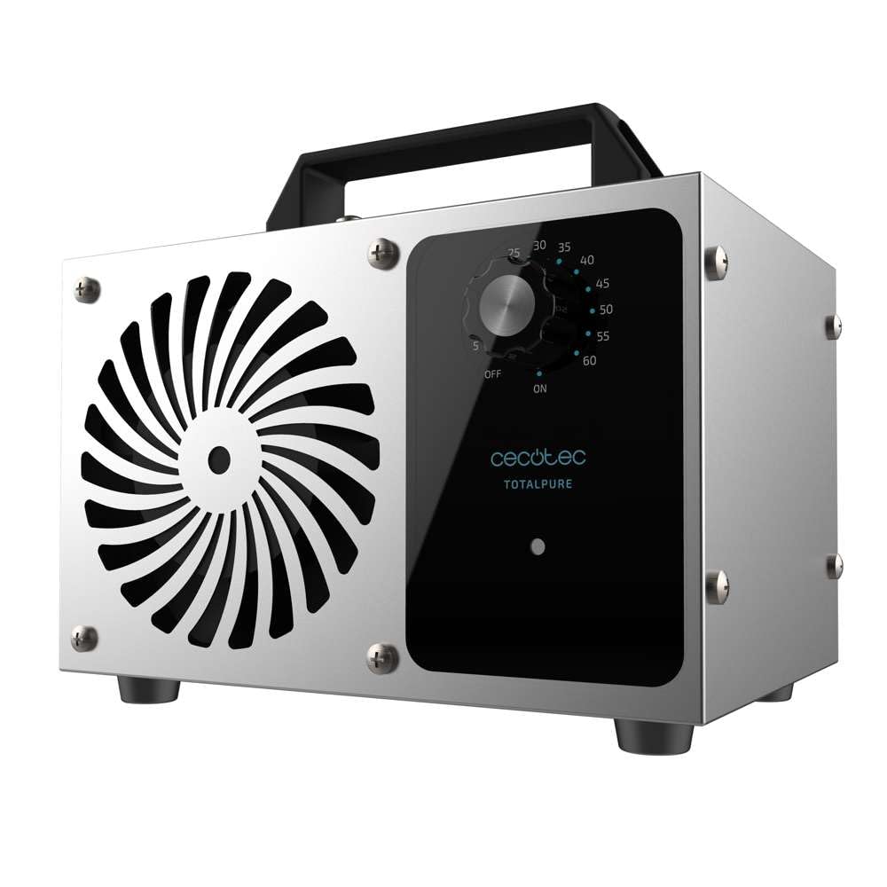 Cecotec TotalPure 4050 Ozon-Generator, industrieller Ozon-Generator, Luftreiniger 28 g/h, 120 W, effektive Desinfektion für große Flächen bis zu 100 m², 1-Stunden-Timer und automatische Abschaltung