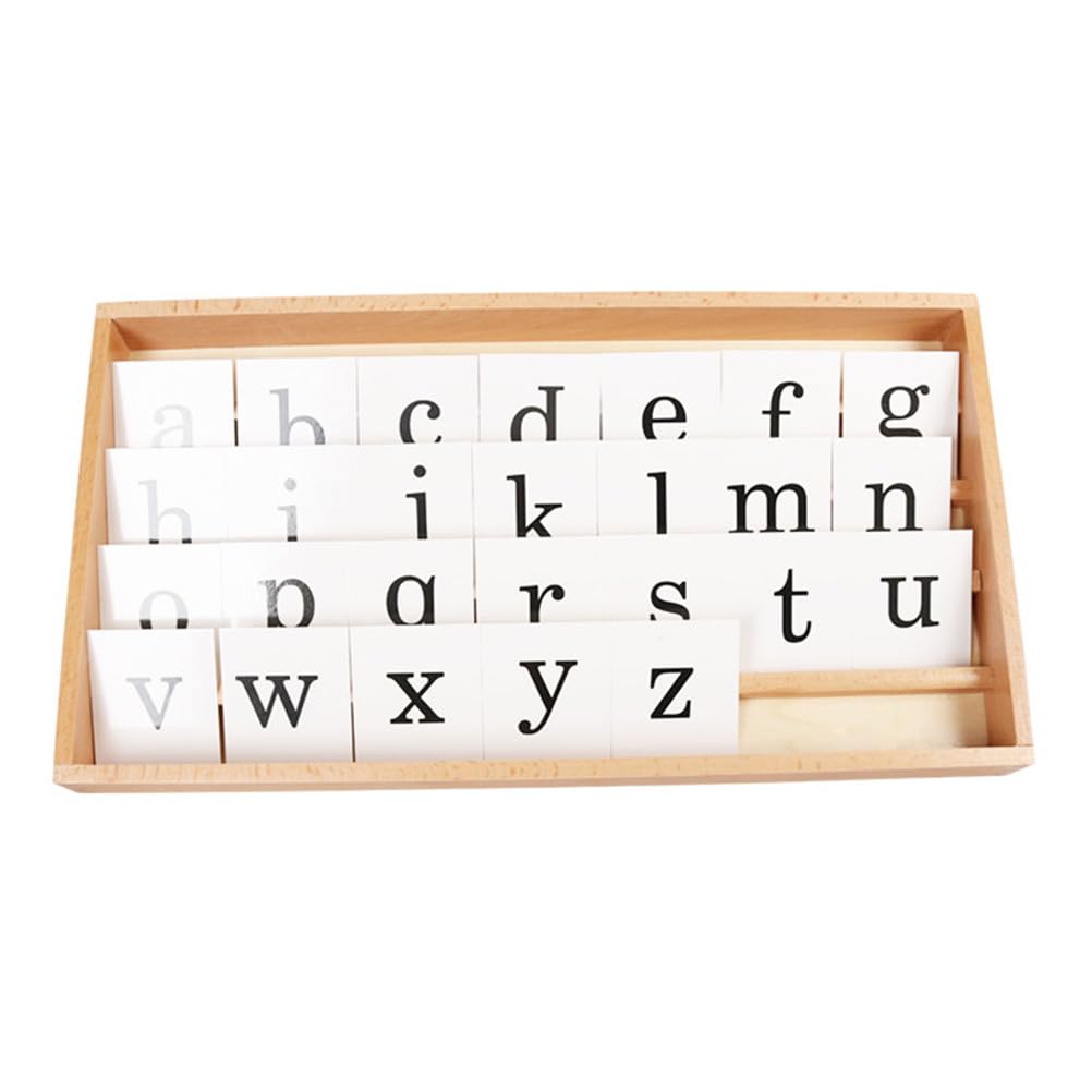 Caja de Letras Montessori Impresas, Actividad de Correspondencia de Letras para la Alfabetización Temprana