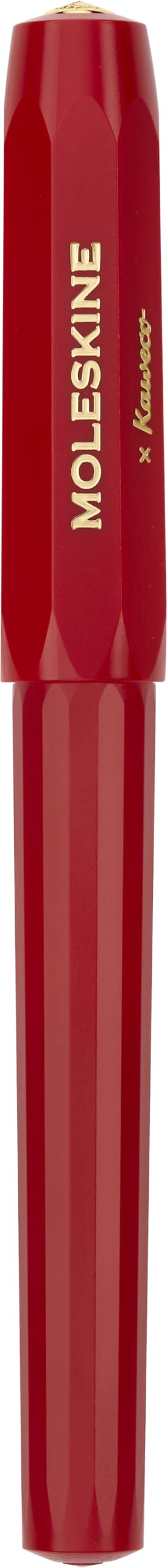 Moleskine x Kaweco Penna Roller Ricaricabile Plastica ABS 0,7 mm Inchiostro Nero Rosso
