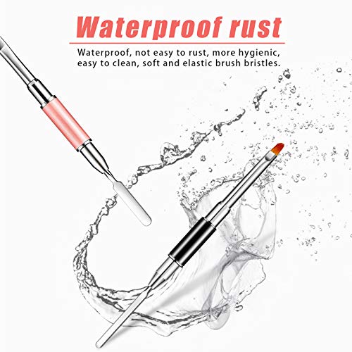 2Pc Dual-Ended Poly Gel Pinsel, Kalolary Acryl UV Gel Dual-Ended Poly Gel Pinsel Poly Gel Pinsel Picker Dual-Ended Poly… – Bild 5