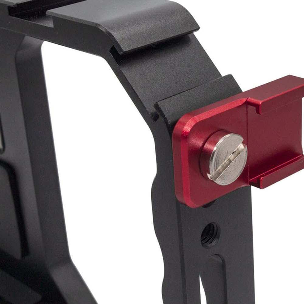 Camera Cold Shoe Mount Hot Shoe Mount Adapter z gwintem 1/4 cala Metalowy uchwyt przedłużający Cold Shoe Mount Adapter do lamp wypełniających Uchwyt lampy błyskowej 2 szt.