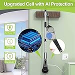 G2-Pro Electric Spin Scrubber - Upgraded 10-in-1 scrubber brush electric, Retractable Handle & 2-Speed for Bathroom, Bathtub, Kitchen, Tile Floors(Gray Brush Head） - Image 5