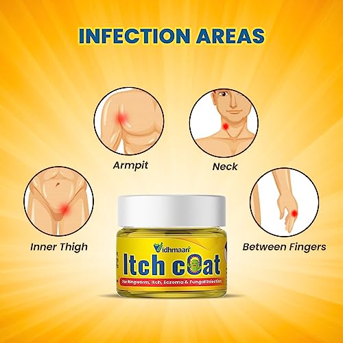 Image of Itch Coat fungal Malam Ointment - for Ringworm, itching, & Skin Infection, Skin Tretment, Skin Care (25GRAM)