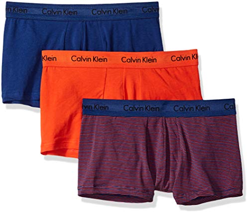 Image of Calvin Klein Cotton Stretch 3 Pack Low Rise Trunks