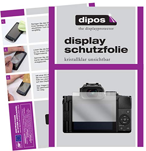 Preisvergleich Produktbild dipos I 5X Schutzfolie kompatibel mit Panasonic Lumix DC-G110 Displayschutz-Folie klar