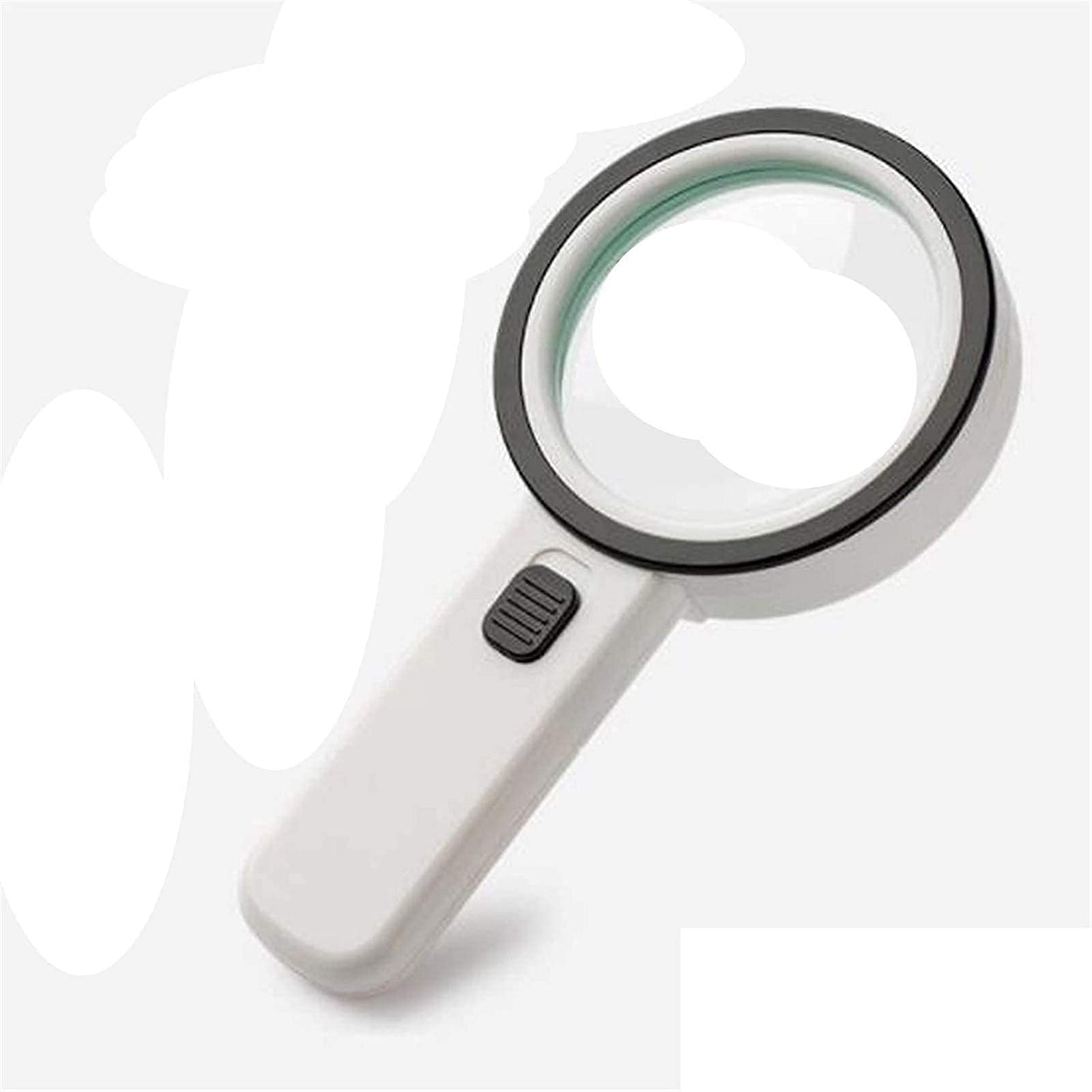 Loupe de lecture portable 30X avec grande lentille de 90 mm pour seniors
