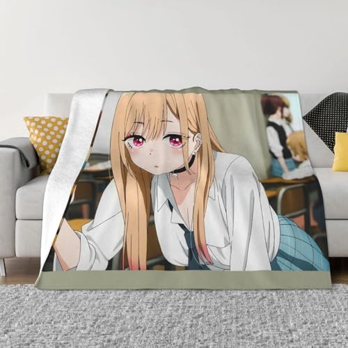 その着せ替え人形は恋をする かわいいふわふわブランケット マイクロファイバー柔らかい肌触り キャンプ丸洗い Ok 通年使用 125×150cm