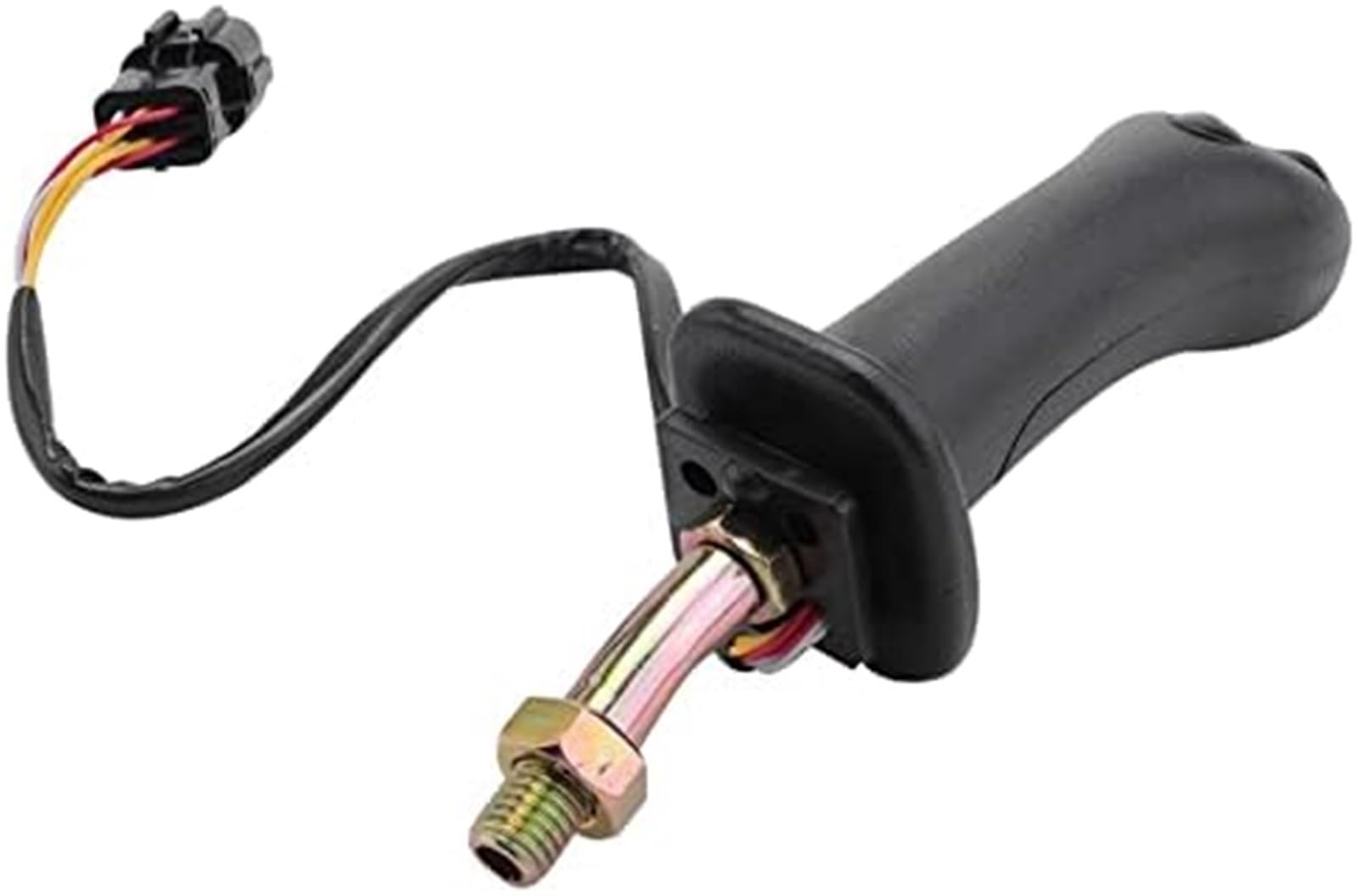 2X 3 przyciski koparki Joystick Assy Handle Gears z osłoną przeciwpyłową, do Doosan DX150 215 225 300 370-9C Prawy Joystick do koparki