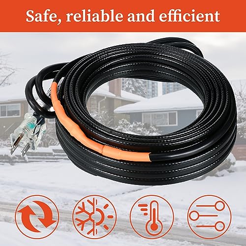 Reptile Heat Tape VEVOR 120 Pipe Heat Cable Self-Regulating 5W