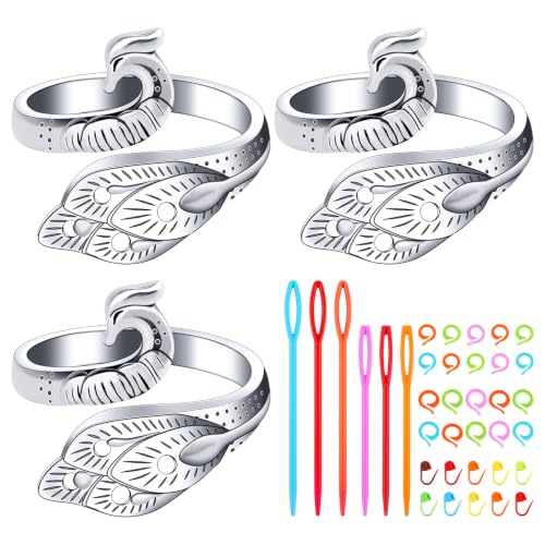 Yizzvb Crochet Ring Stitch Markers Set