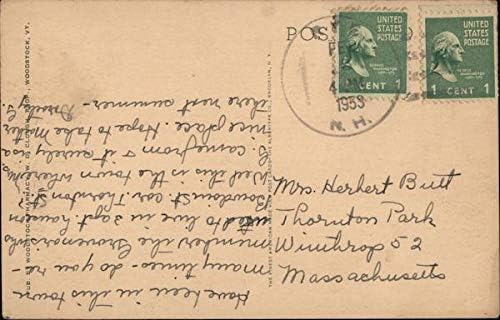 Miniatura 2 de The Historical House Woodstock, Vermont VT Original Antique Postcard 1953