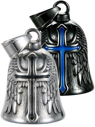 Image of Motorcycle Bell Guardian Angel Gremlin Lucky Charm Gift For Riders