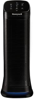 Honeywell HFD310C AirGenius 4 Tower Air Purifier for Large Room, Quiet, Oscillates Permanent Washable Filter Air Cleaner Captures 99.9% of Dust, Pollen, Pet Dander, Smoke Cleans Room Air 4.8 Times/Hr