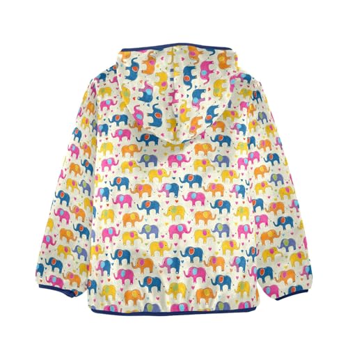 Cute Elephant Boys Fleece Coat,Children's Zip-Up Hoodie Jacket,Baby Warm Fashion Outerwear 3-10T,A1134762