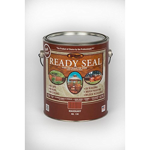Ready Seal 130 1-Gallon Can Mahogany Exterior Wood Stain and Sealer