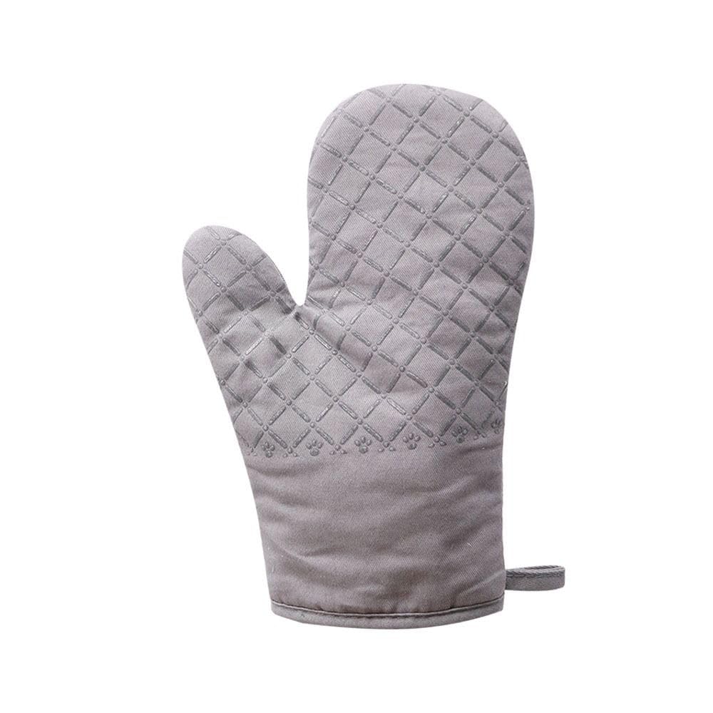 MRKU Guantes de Cocina para Hornear, Guantes de Cocina de algodón, Anti-Quemaduras, Antideslizantes, Resistentes al Calor.