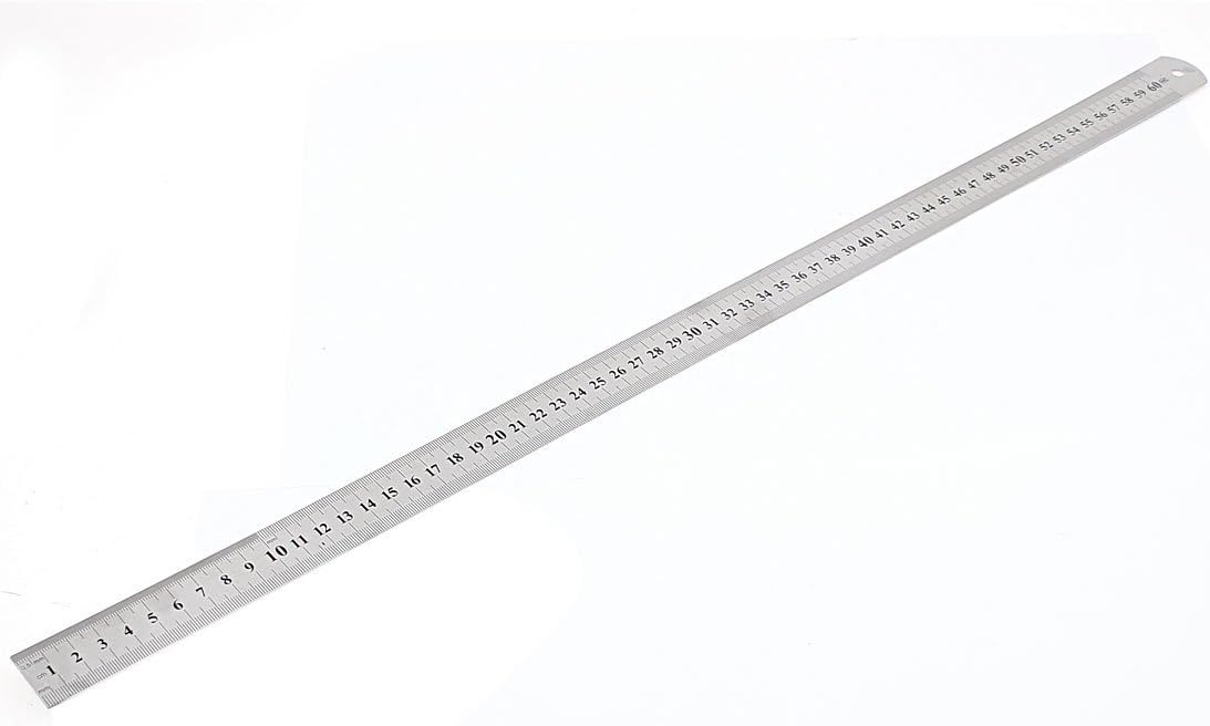 Uxcell a15111000ux0190 Stainless Steel Double Side Measuring Straight ...