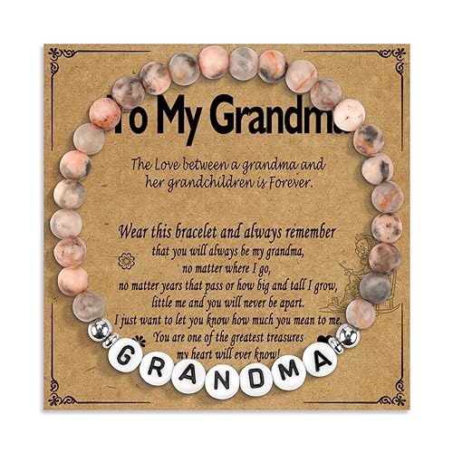 Stocking Stuffers Christmas Gifts for Grandma Bracelet Grandma Gifts For Grandparents Day Birthday Gifts Idea Gifts For Grandma From Granddaughter Christmas Gifts For Grandma Gift From Grandchildren