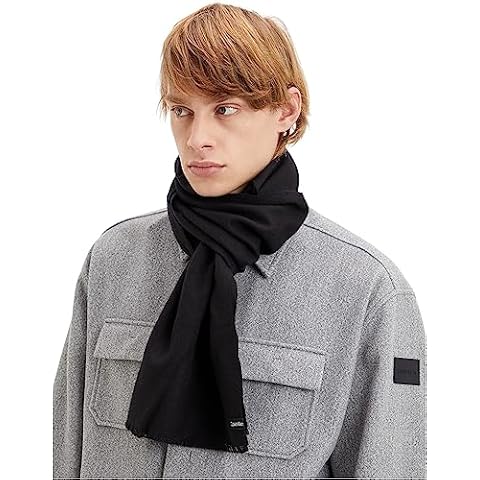 Écharpe Calvin Klein Logo Noir Cover